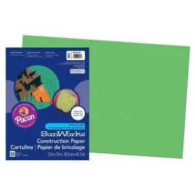 (10 Pk) Sunworks 12 X18 Bright Green