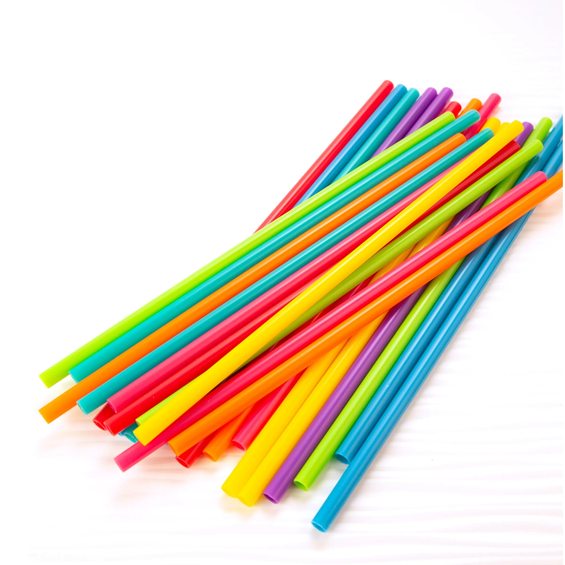 11” Bright Color Reusable Straws