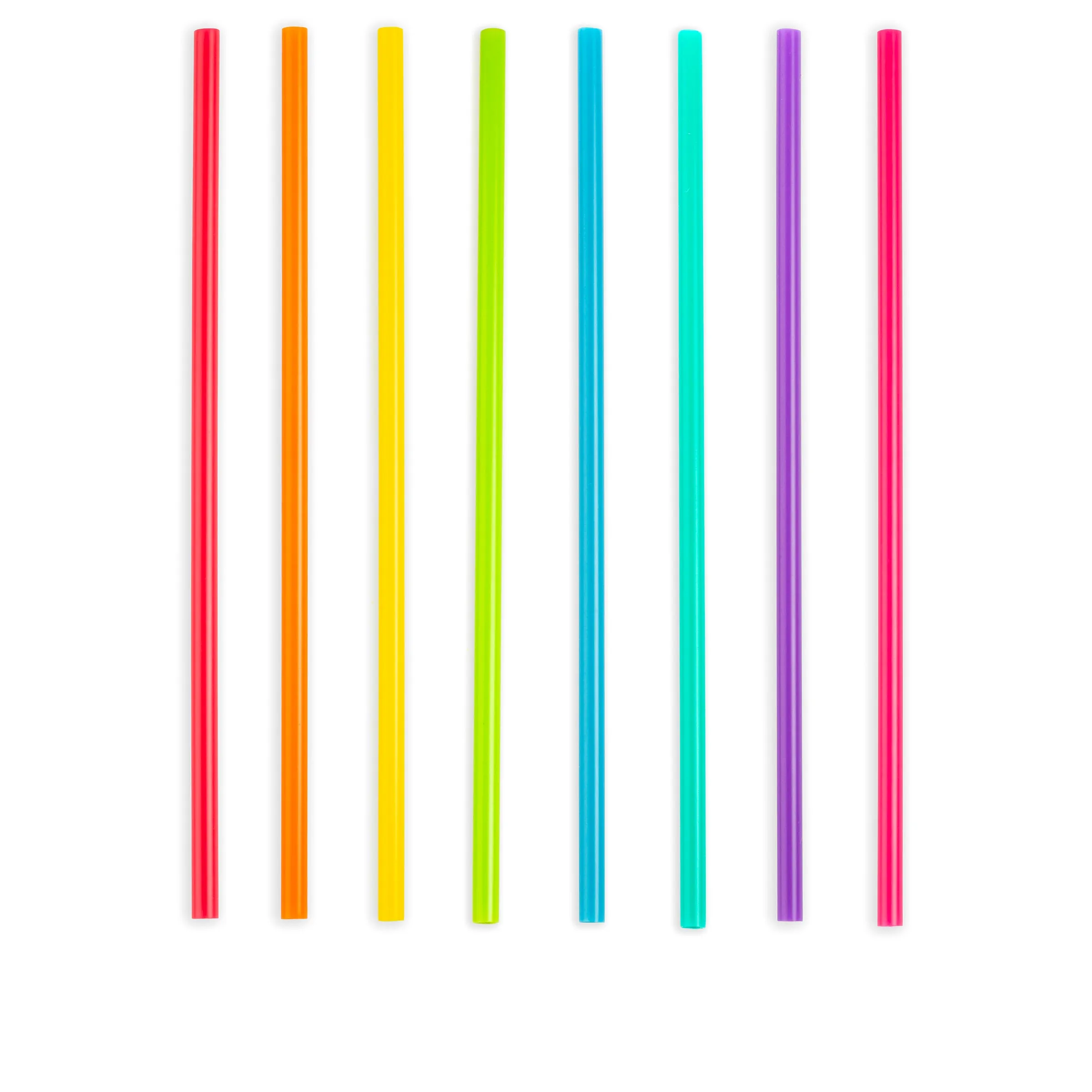 11” Bright Color Reusable Straws