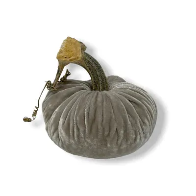 3" Velvet Pumpkin