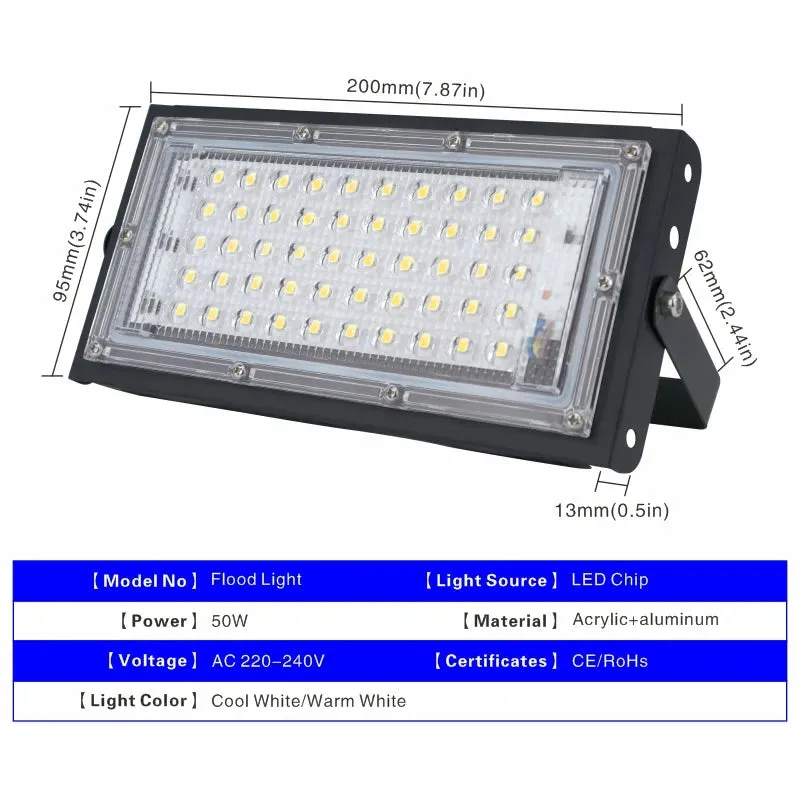 50W LED Super Bright Flood Light