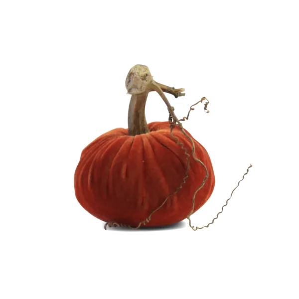 5" Velvet Pumpkin