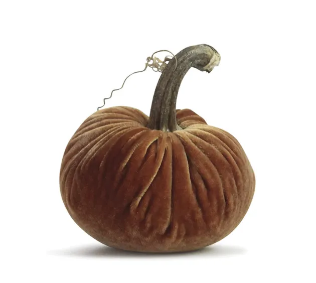 5" Velvet Pumpkin