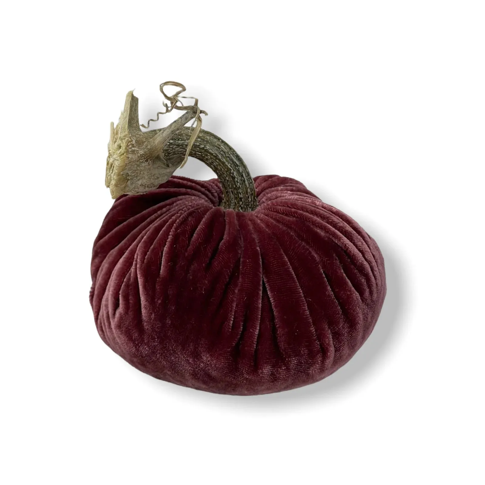 5" Velvet Pumpkin