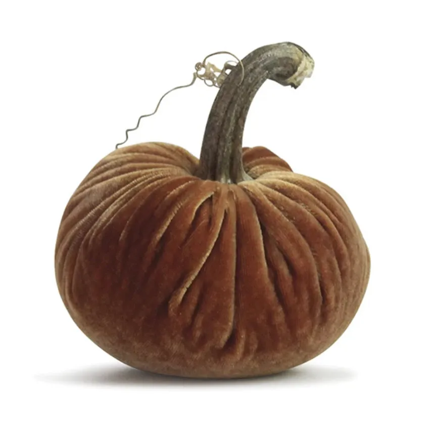 5" Velvet Pumpkin