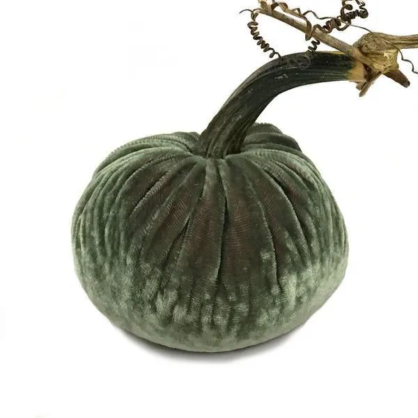 5" Velvet Pumpkin