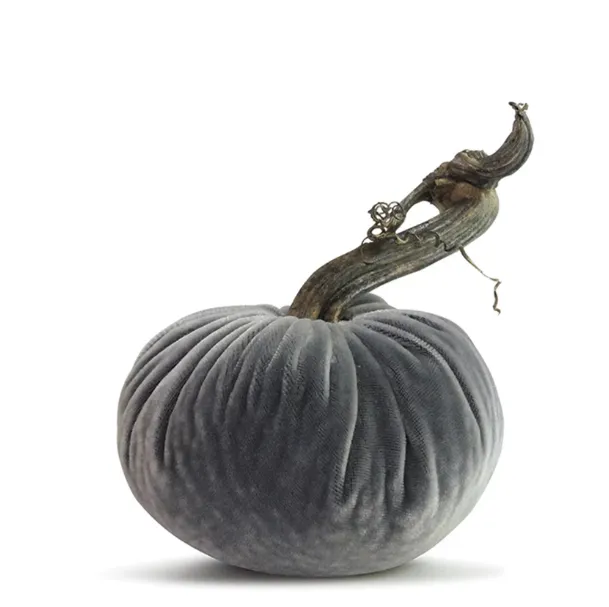 5" Velvet Pumpkin