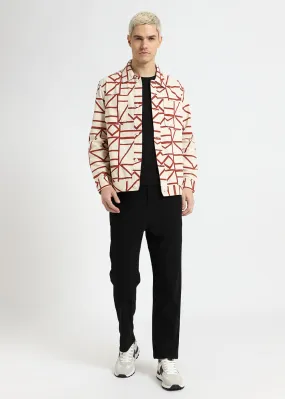 Abstract Print Summer Jacket