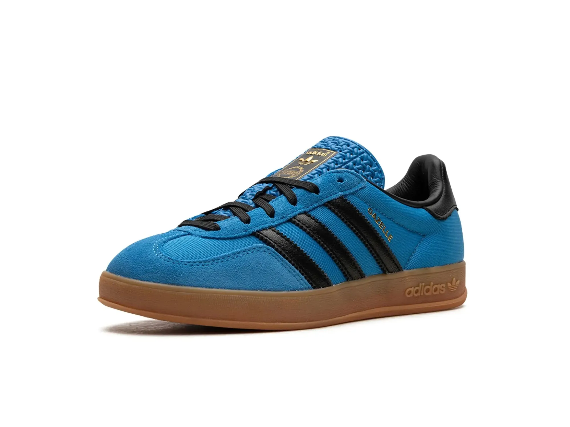 Adidas Gazelle Indoor "Bright Blue Black Gum"