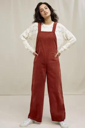 ali velvet dungarees cinnamon