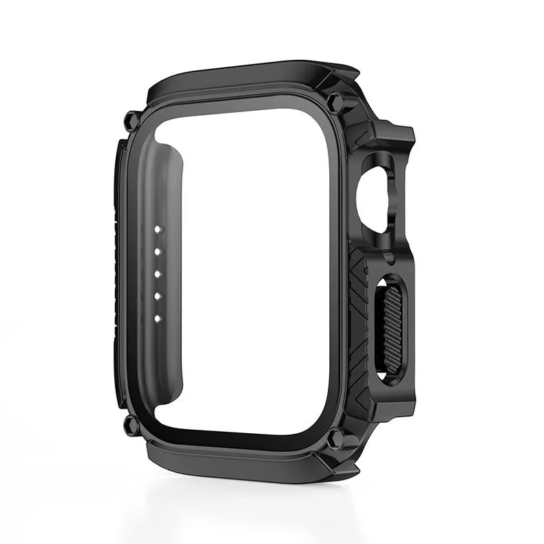 Apple Watch 45mm - Rugged Bumper Case with Built-in Screen Protection