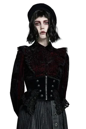 Beautiful Death Velvet Corset