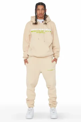 Blake Beige Relaxed Fit Track Set