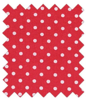 Bright Red Spot Wedding Tie