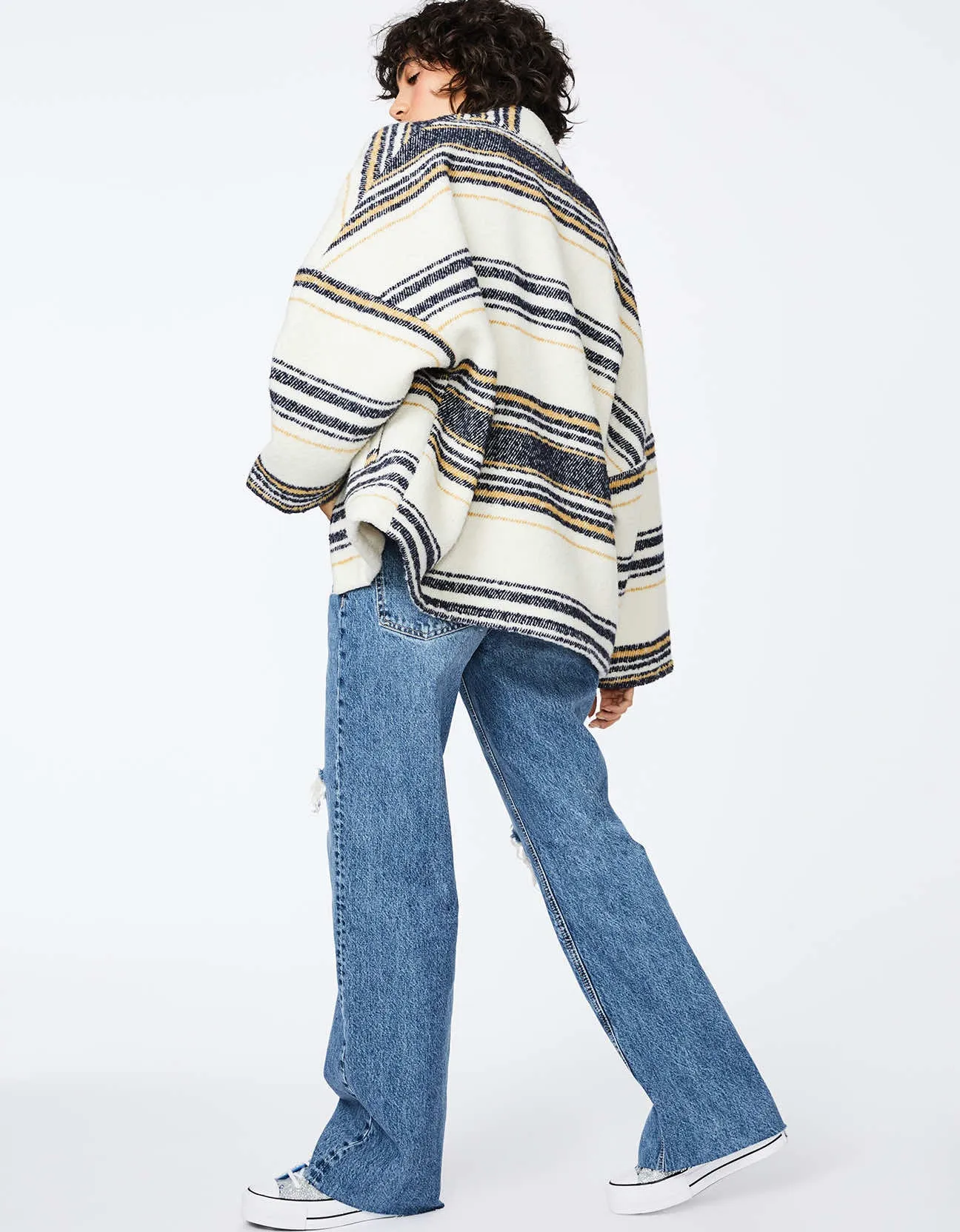 CABIN STRIPE BLANKET JACKET