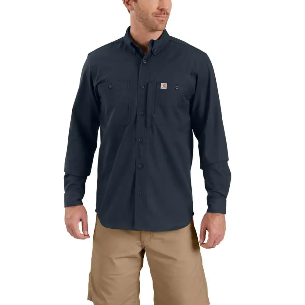 Carhartt 102538 Rugged Professional Series Relaxed Fit Canvas Long Sleeve Shirt