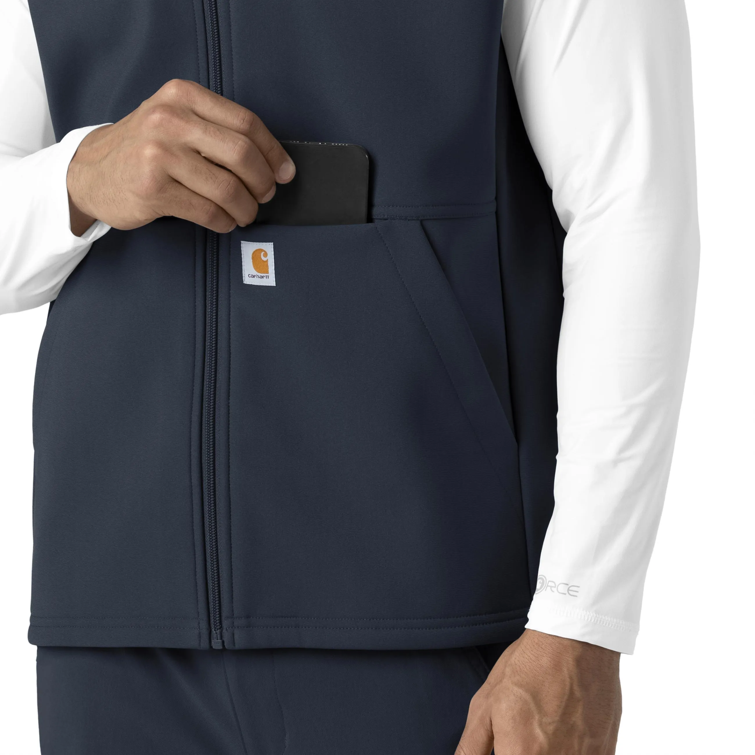 Carhartt Rugged Flex Men's Bonded Fleece Vest - Navy