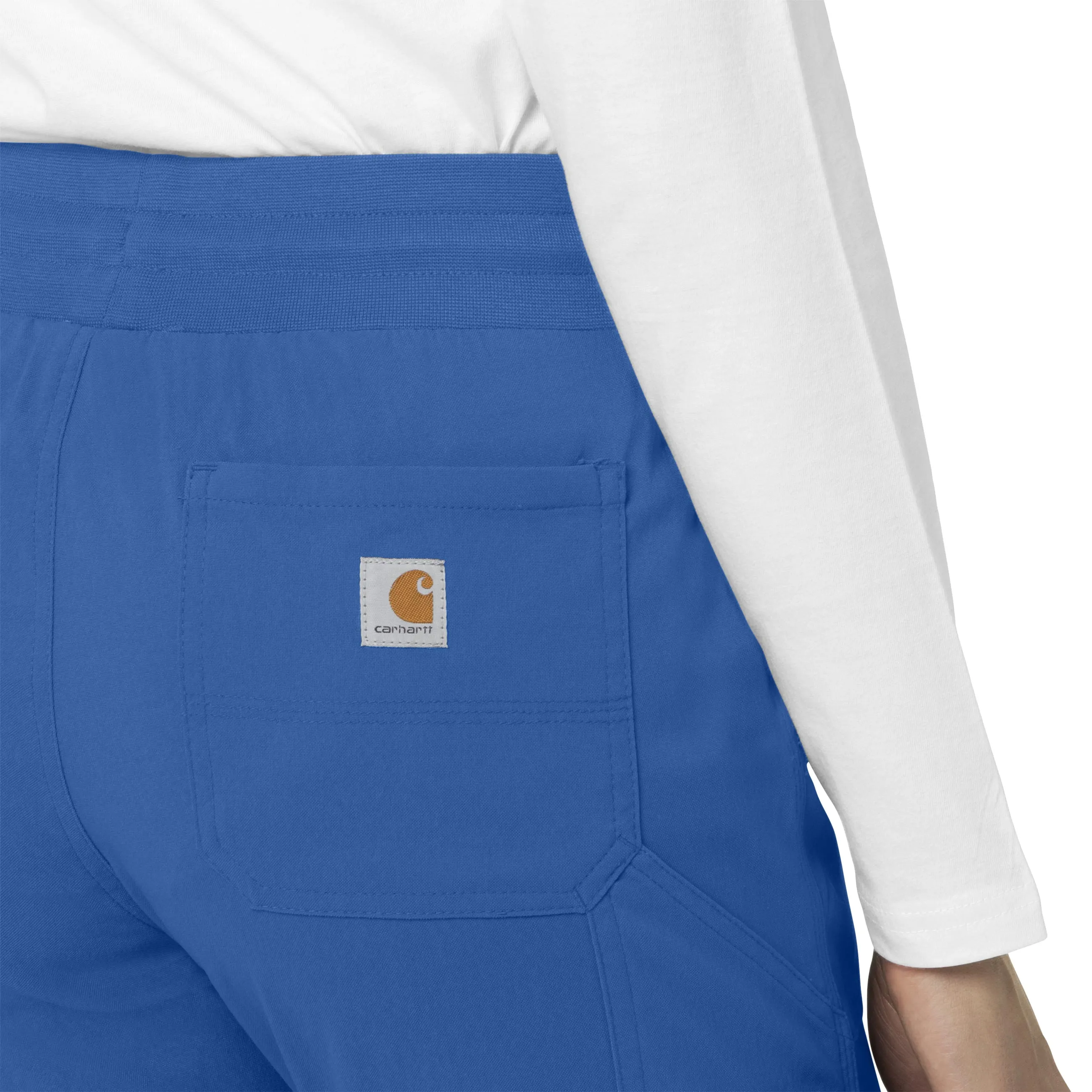 Carhartt Rugged Flex Peak Women's Slim Leg Scrub Pant - Royal