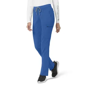 Carhartt Rugged Flex Peak Women's Slim Leg Scrub Pant - Royal