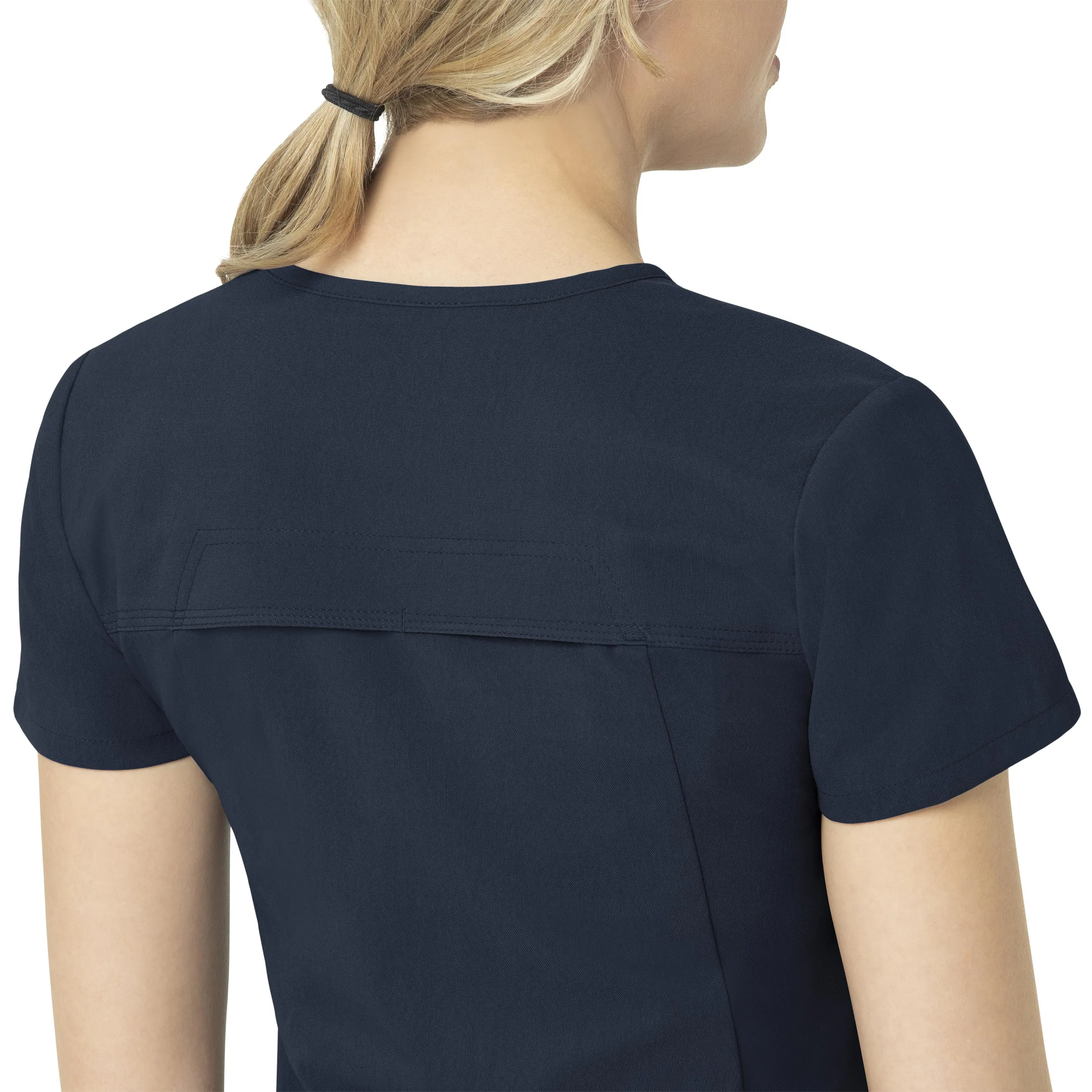 Carhartt Rugged Flex Peak Women's Tuck-In Scrub Top - Navy