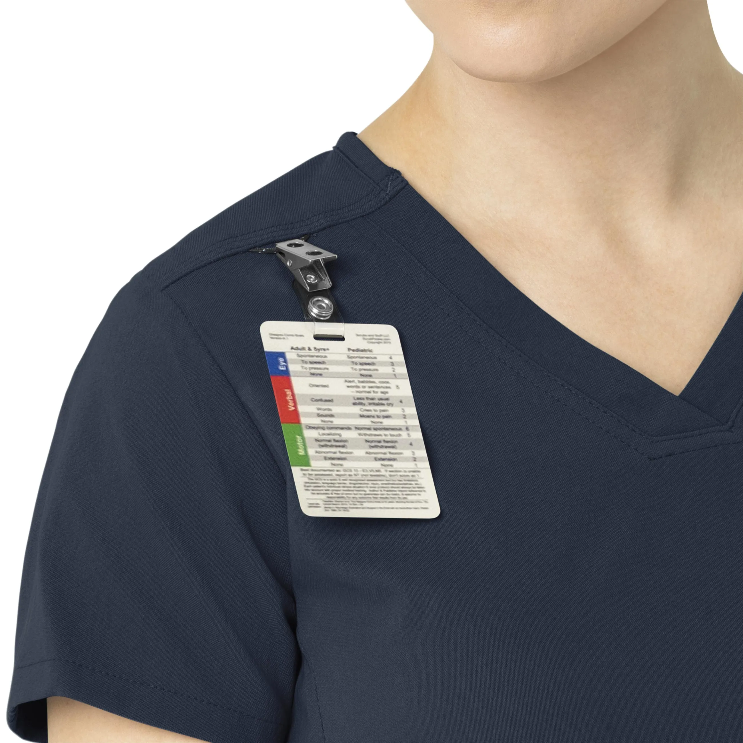 Carhartt Rugged Flex Peak Women's Tuck-In Scrub Top - Navy