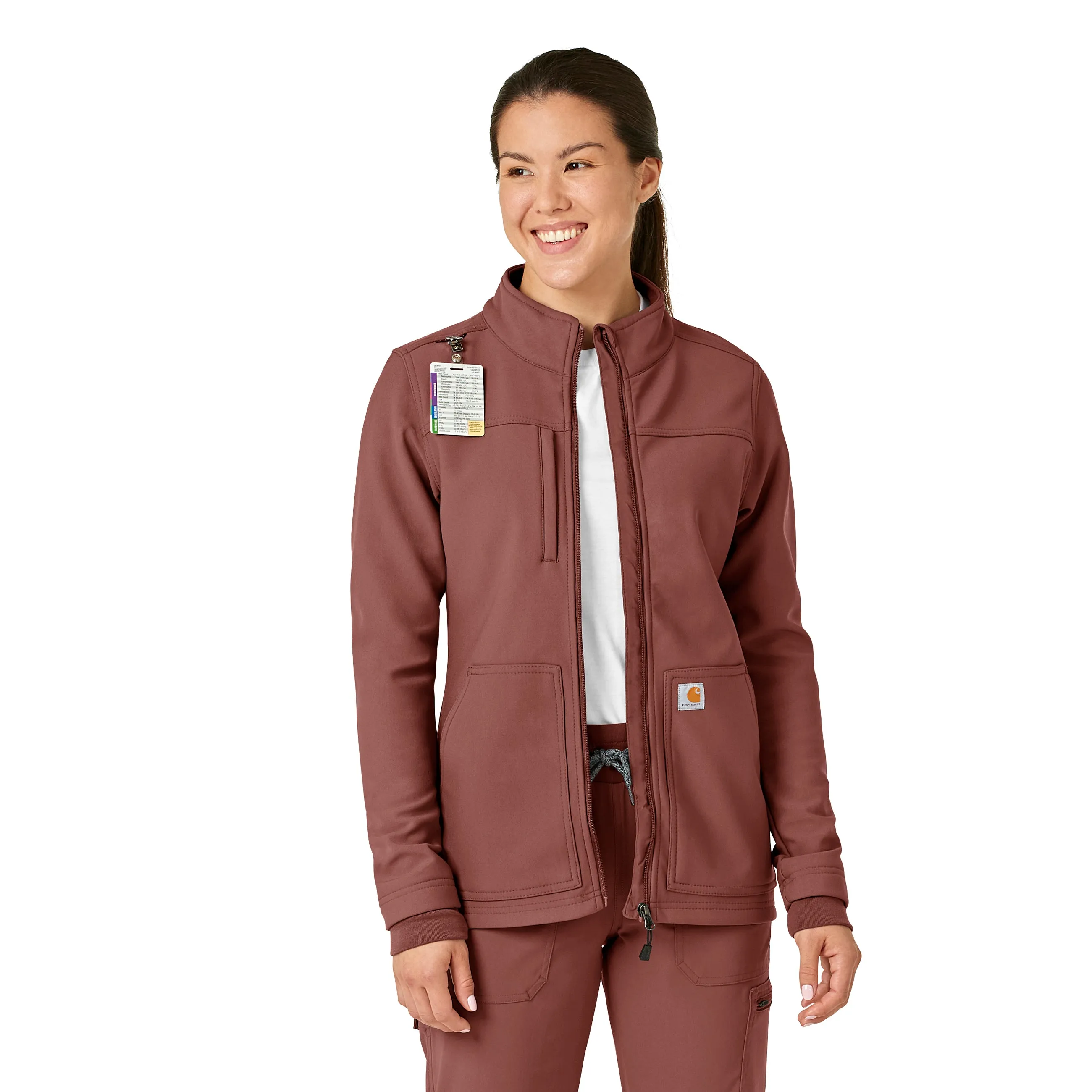 Carhartt Rugged Flex Women's Bonded Fleece Jacket - Sable