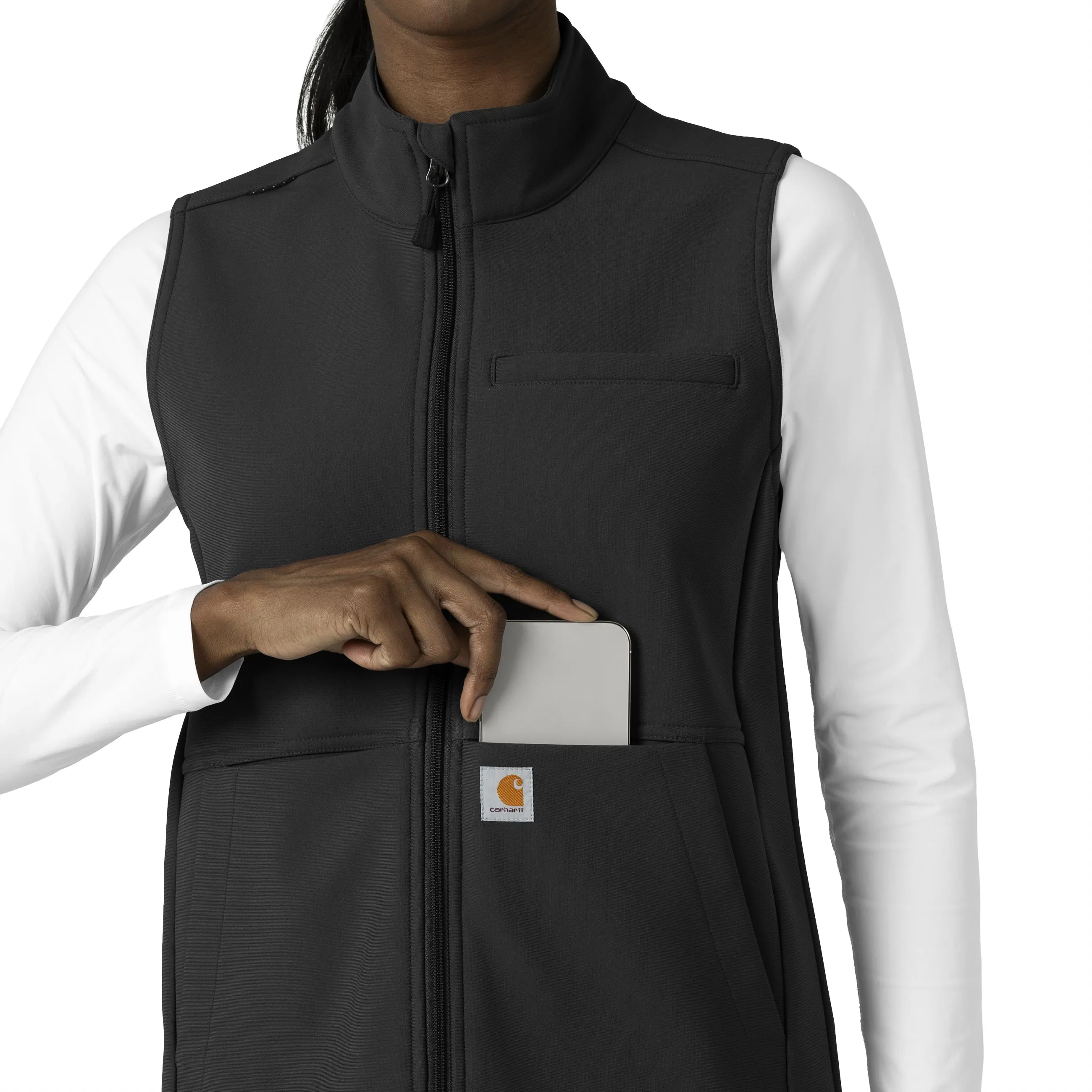 Carhartt Rugged Flex Women's Bonded Fleece Vest - Black