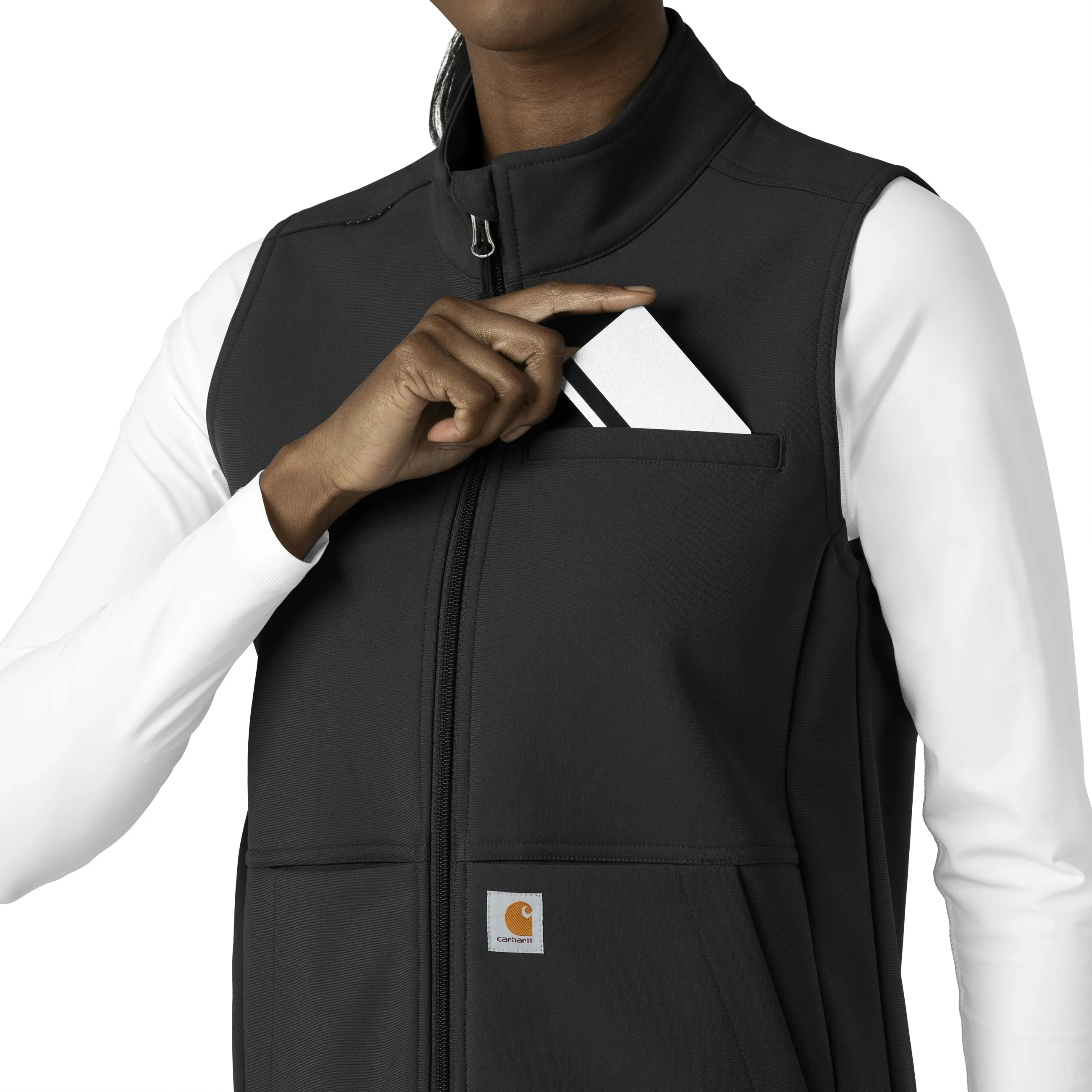 Carhartt Rugged Flex Women's Bonded Fleece Vest - Black