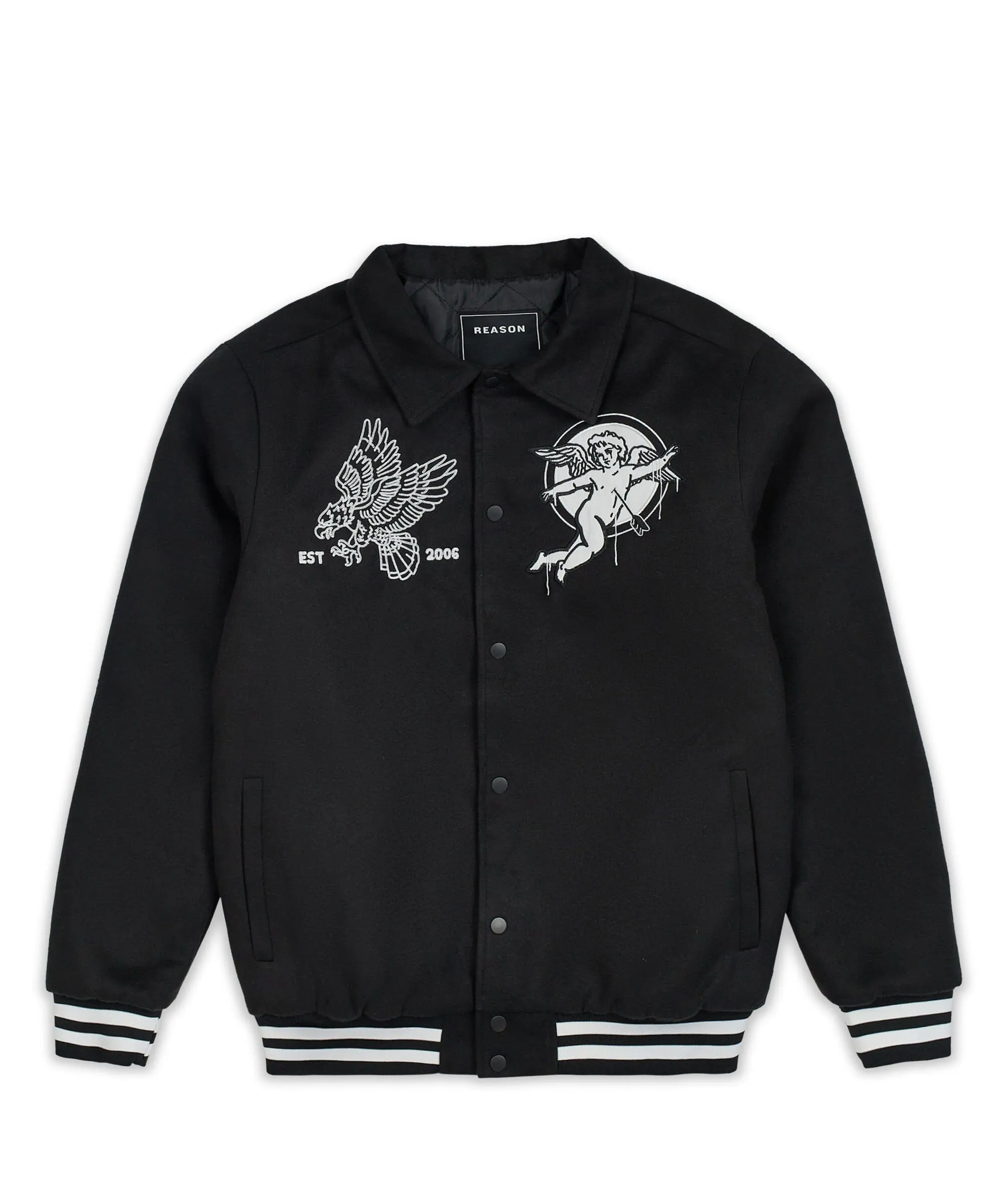 Cherub Varsity Jacket - Black