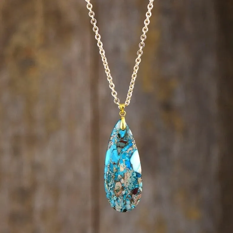 Classic Fashion Chic Turquoises Necklace