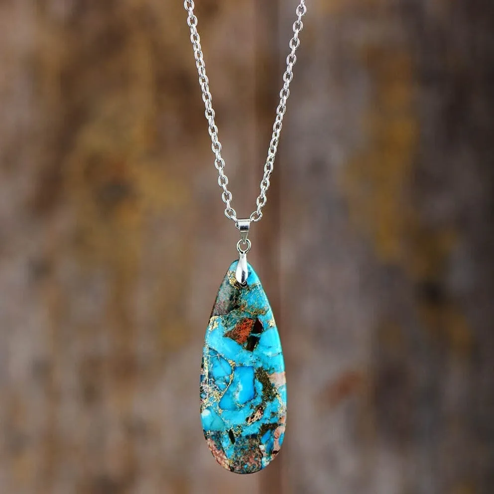 Classic Fashion Chic Turquoises Necklace