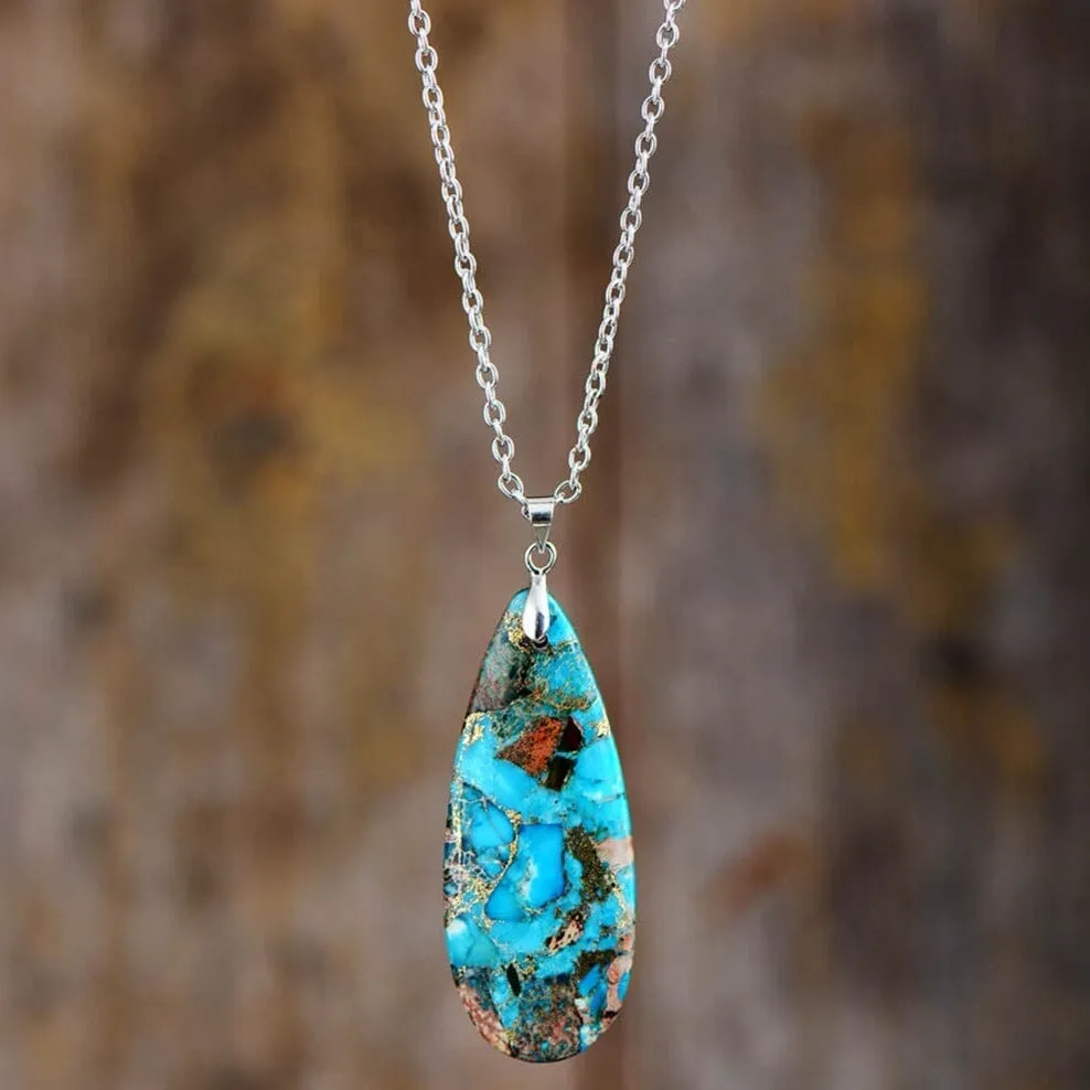 Classic Fashion Chic Turquoises Necklace