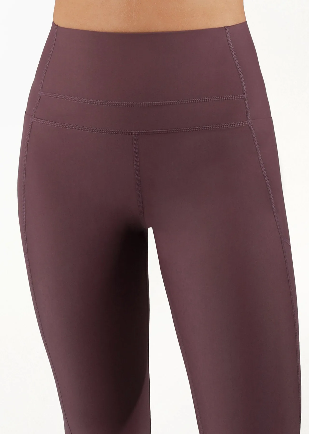 Convex Compact Full Length Leggings - Soft Violet