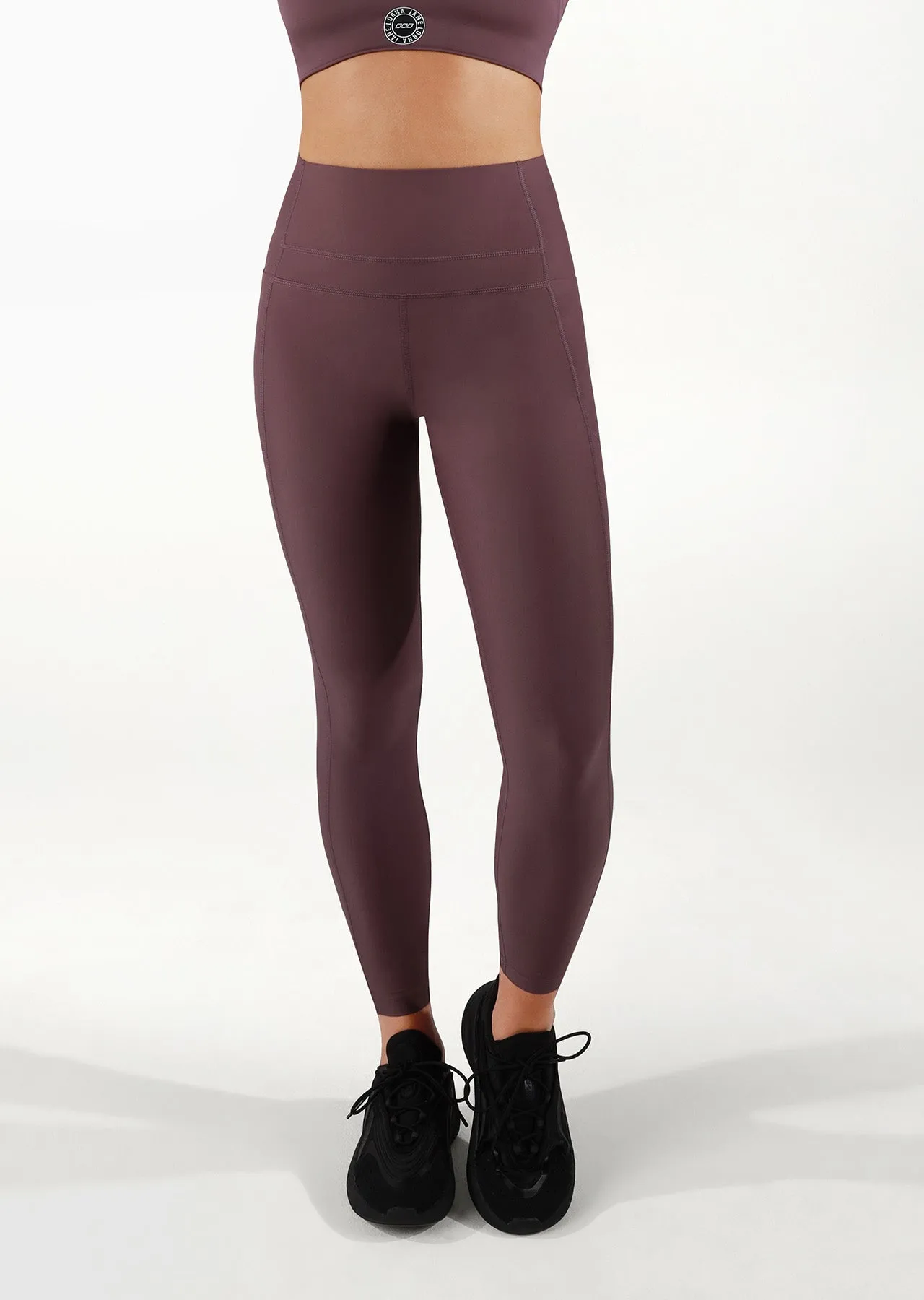 Convex Compact Full Length Leggings - Soft Violet