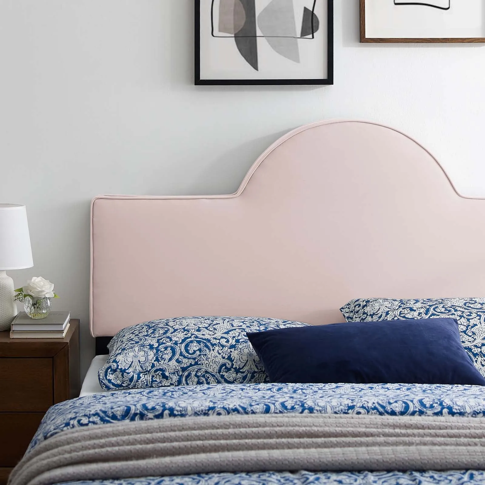 Dawn Performance Velvet Headboard