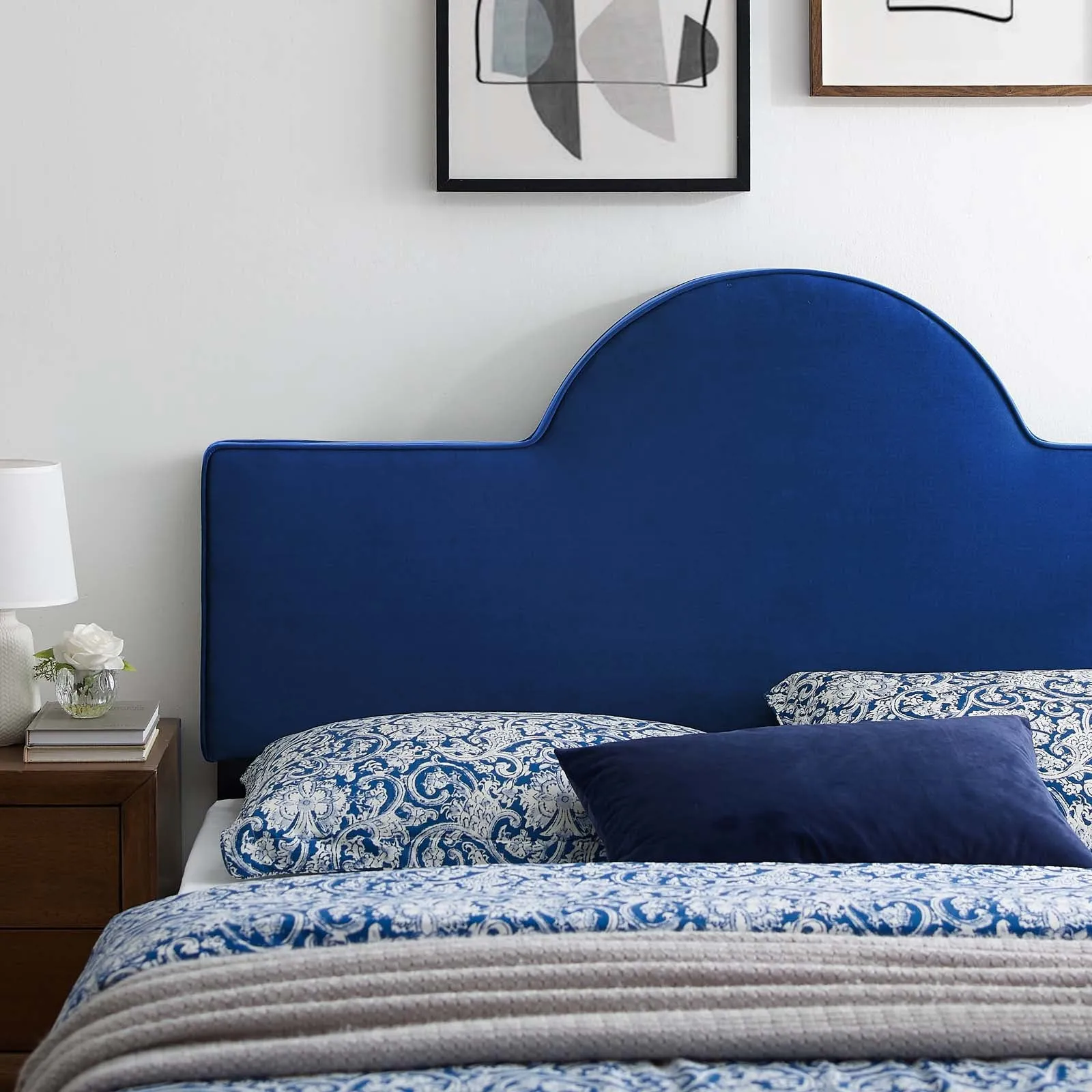 Dawn Performance Velvet Headboard