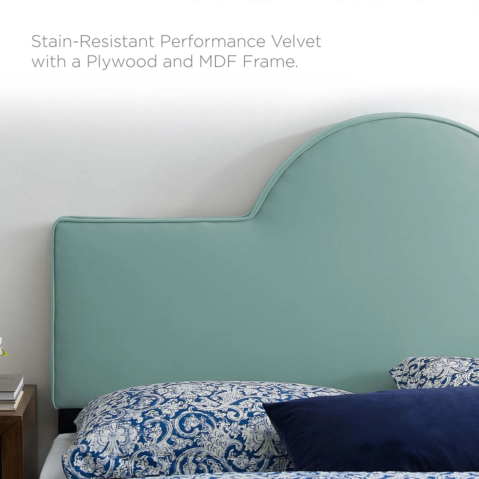 Dawn Performance Velvet Headboard