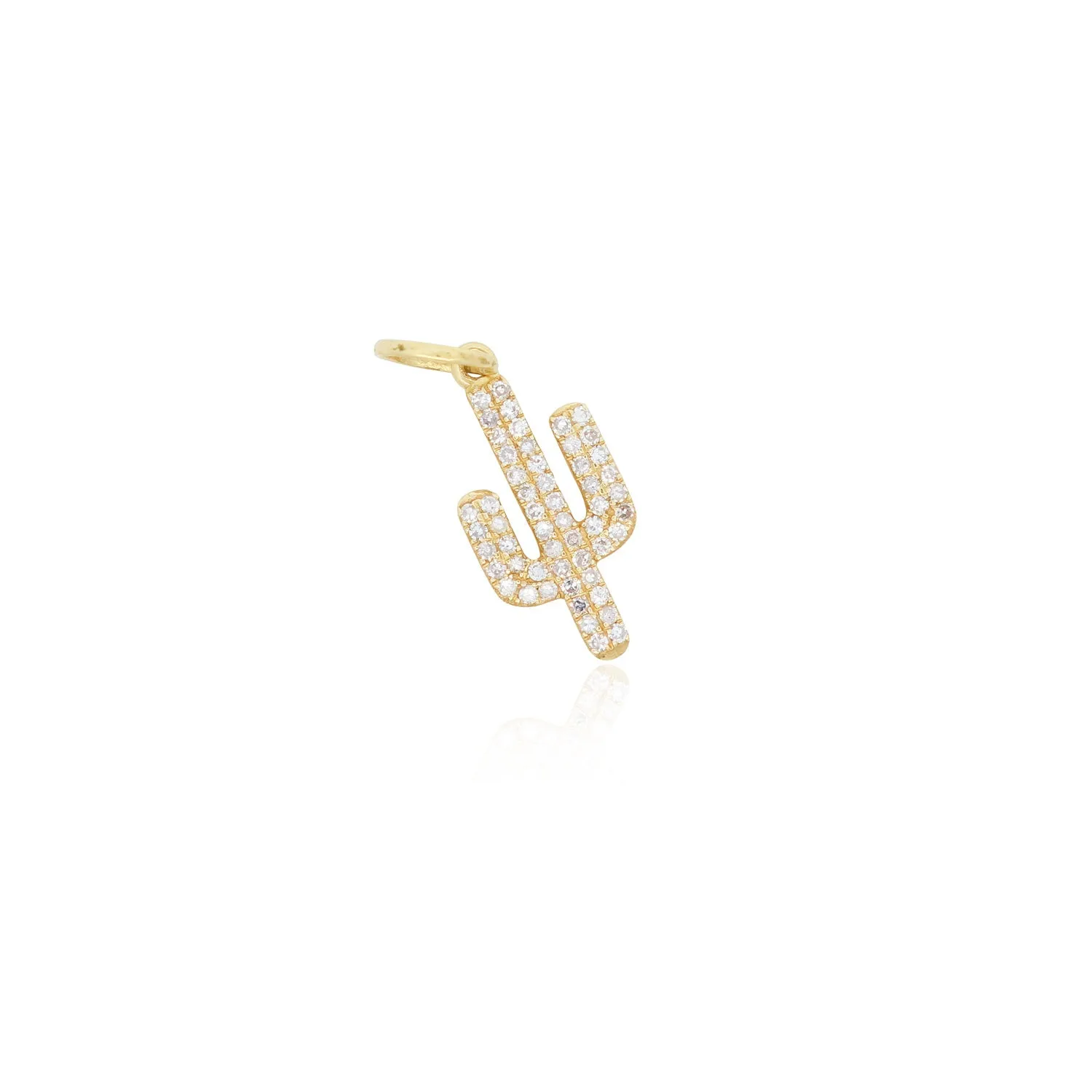 Diamond Cactus Charm