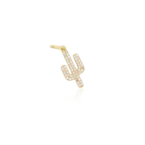 Diamond Cactus Charm