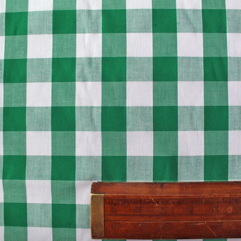 Dressmaking Bold Gingham - Bright Green