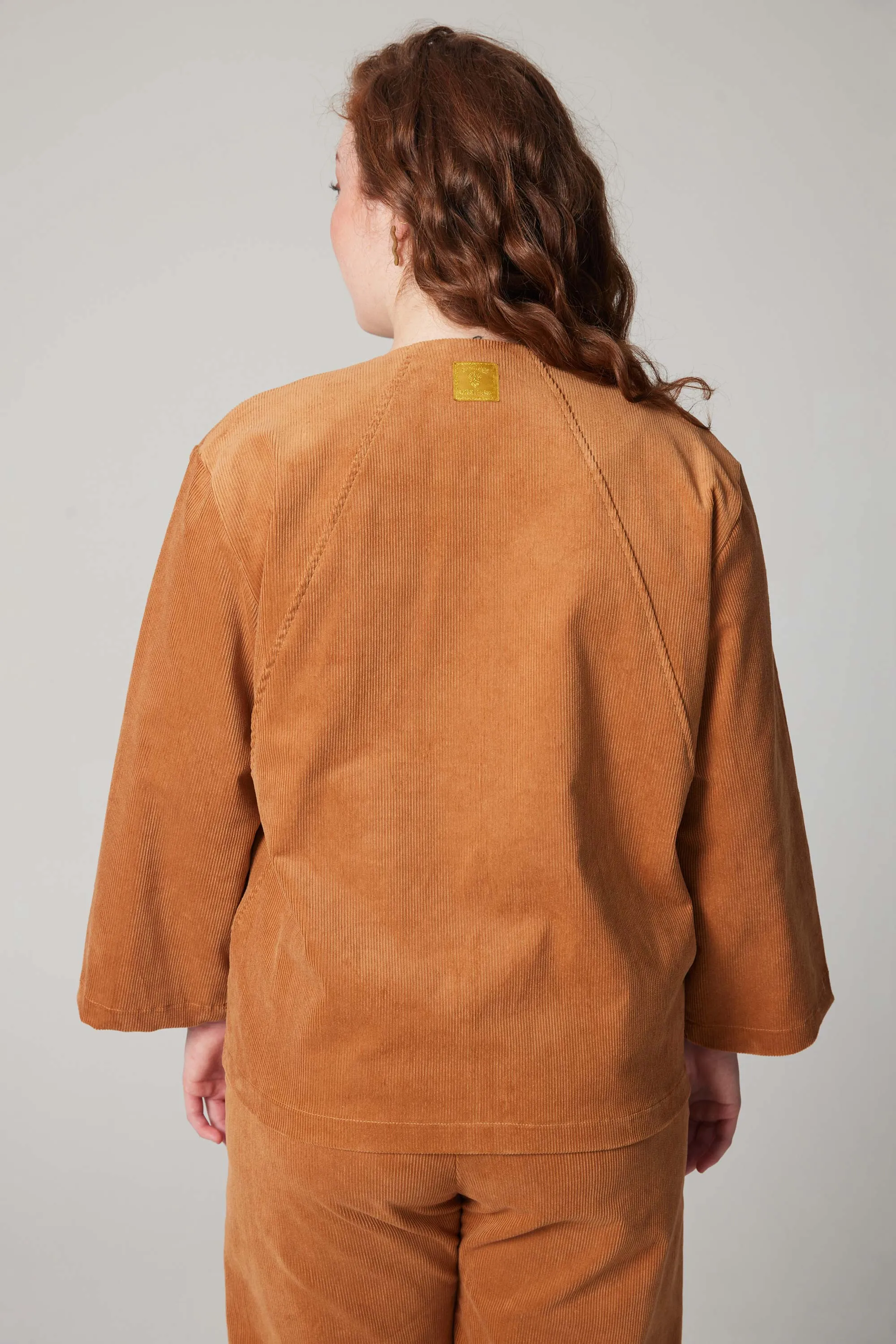 Futurist Corduroy Jacket - Caramel