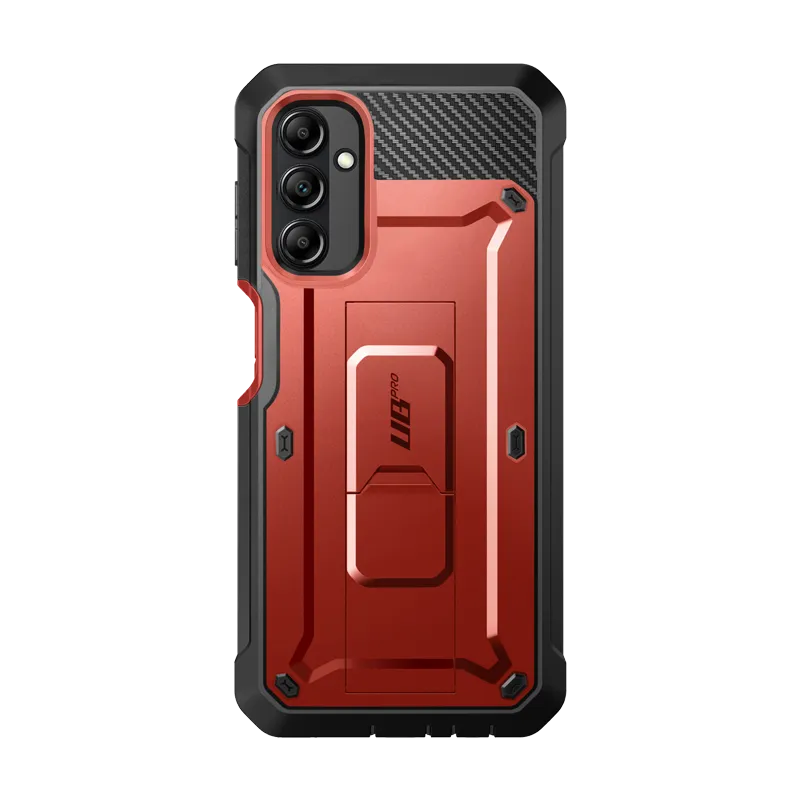 Galaxy A14 Unicorn Beetle Pro Rugged Holster Case-Metallic Red