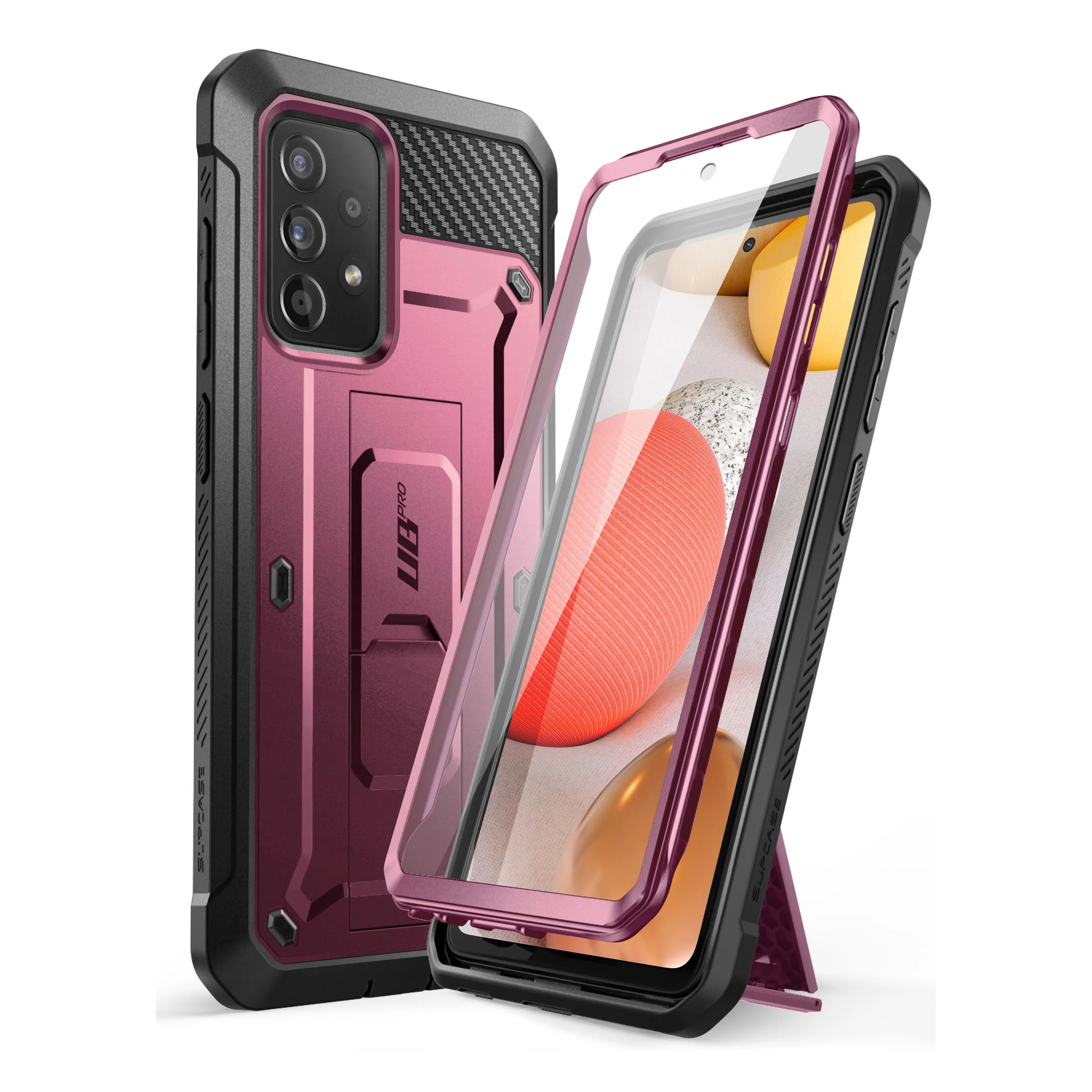 Galaxy A53 Unicorn Beetle PRO Rugged Holster Case-Burgundy