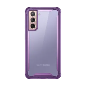 Galaxy S21 Ares Clear Rugged Case - Purple