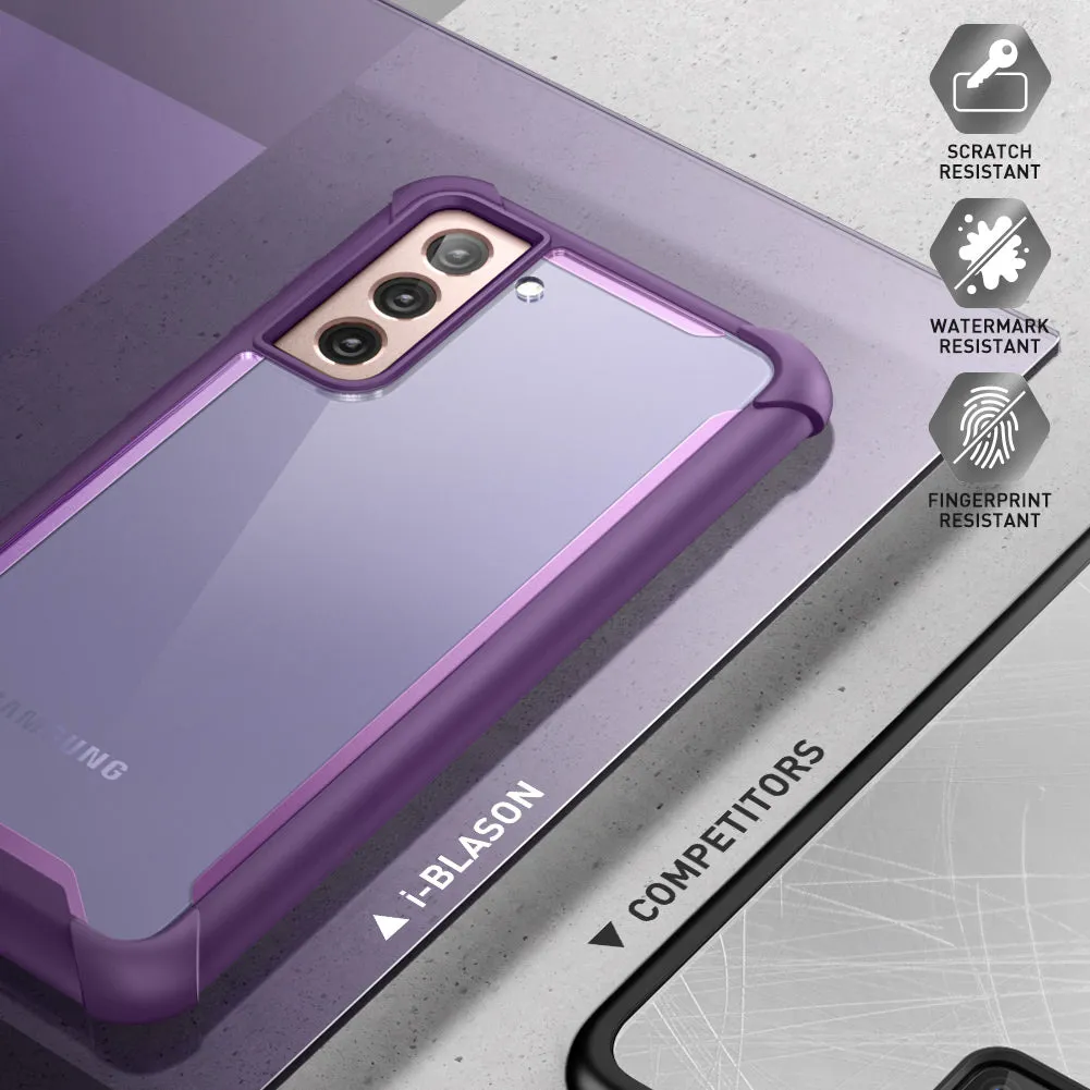 Galaxy S21 Ares Clear Rugged Case - Purple