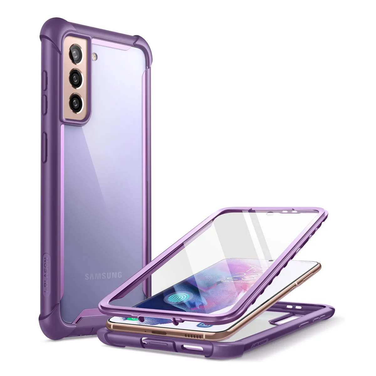 Galaxy S21 FE Ares Clear Rugged Case(open box) - Purple