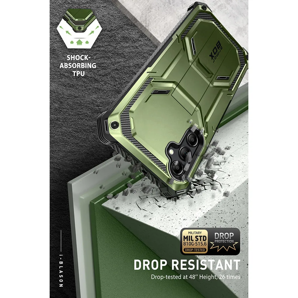 Galaxy S23 FE Armorbox Rugged Case - Dark Green