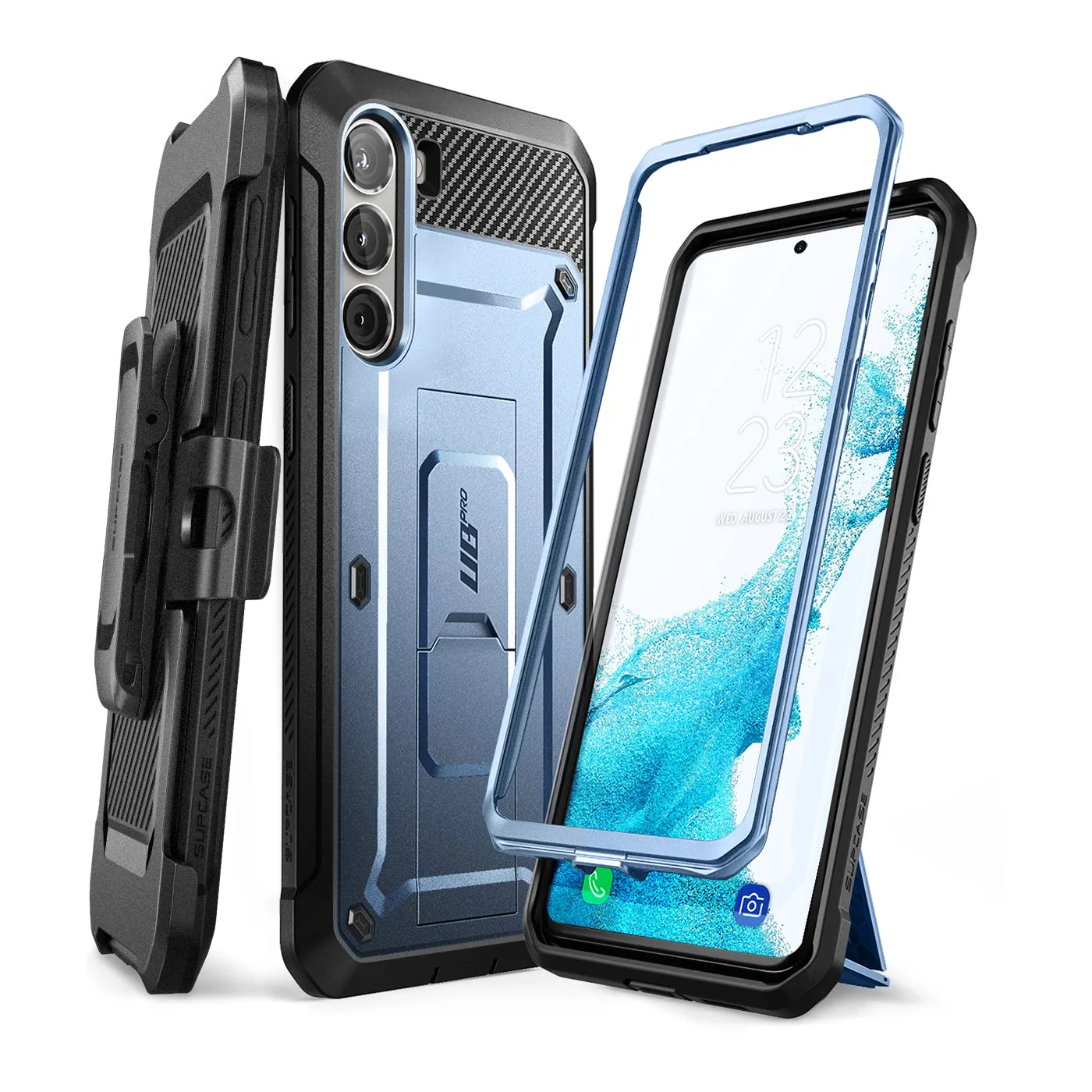 Galaxy S23 Plus Unicorn Beetle PRO Rugged Case-Metallic Blue