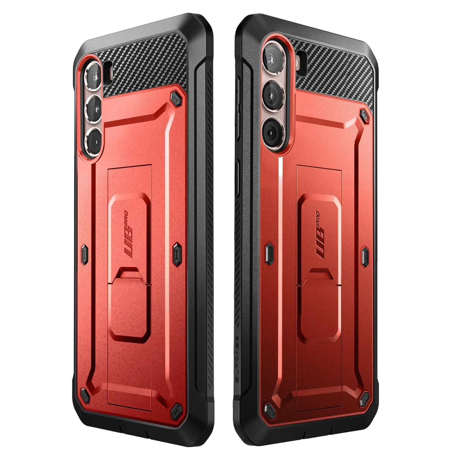 Galaxy S23 Plus Unicorn Beetle PRO Rugged Case-Metallic Red