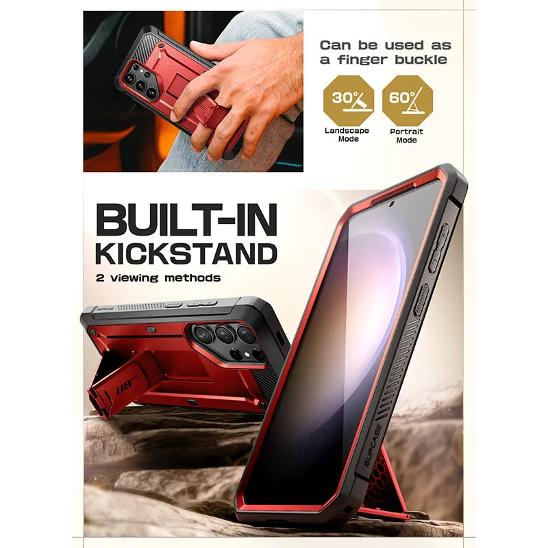 Galaxy S24 Ultra Unicorn Beetle PRO Rugged Case-Metallic Red